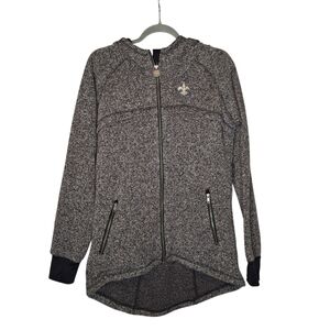 NFL Pro Line New Orleans Saints Women’s Hoodie Sweatshirt Thumbholes Size Large